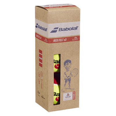 BabolatBabolat Red Felt 3'lü Tenis Topu