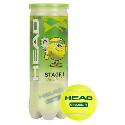 HEADHead Stage 1 Green 3'lü Eğitim- Tenis Topu 