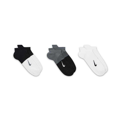Nike Everyday Plus Lightweight No-Show Antreman Çorabı (3 Çift)