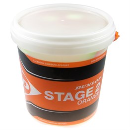 Dunlop Stage 2 Turuncu 60x Eğitim Topu Kova