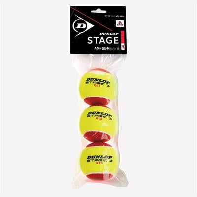 Dunlop Stage 3lü Kırmızı Tenis Topu