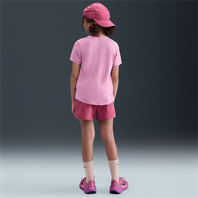 Nike One Dri-FIT Yüksek Belli Dokuma Genç Kız Çocuk Antrenman Şortu