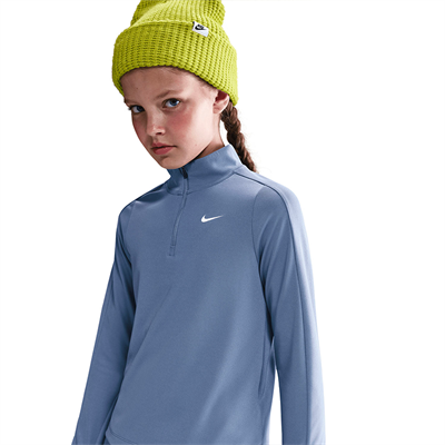 Nike Dri-FIT Kız Çocuk Uzun Kollu Yarım Fermuarlı Üst