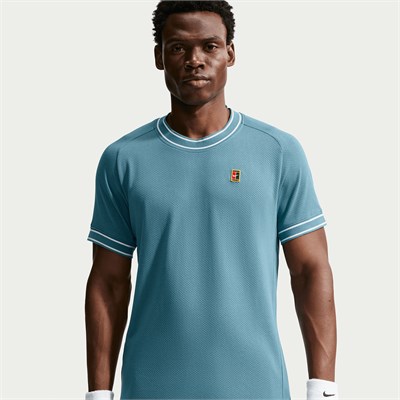 NikeCourt Heritage Logo Erkek Tenis Tişörtü