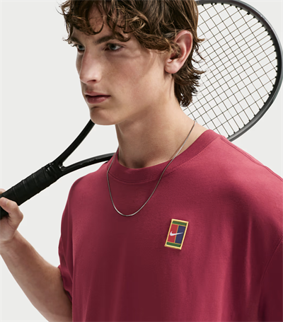 NikeCourt Max90 Pamuklu Erkek Tenis Tişörtü