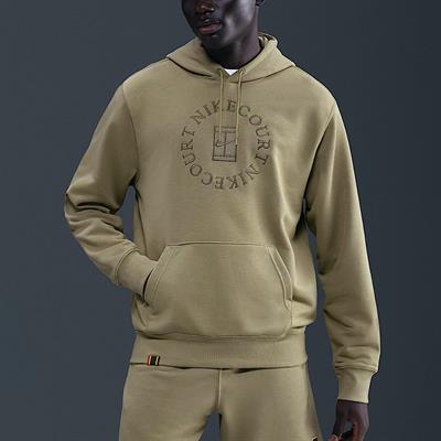 NikeCourt Heritage Dri-FIT French Terry Erkek Tenis Hoodie