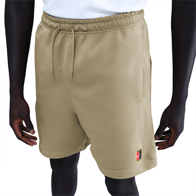 NikeCourt Heritage Erkek Dri-FIT Fleece Tenis Şortu