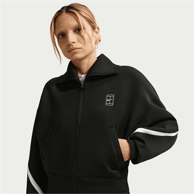 NikeCourt Advantage Dri-FIT Tam Fermuarlı Kadın Tenis Ceketi