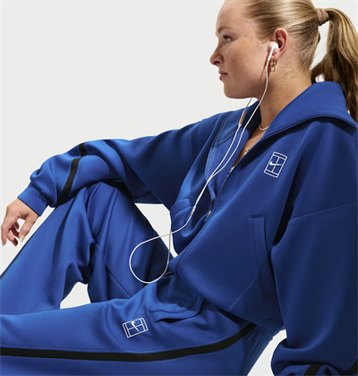 NikeCourt Advantage Dri-FIT Tam Fermuarlı Kadın Tenis Ceketi