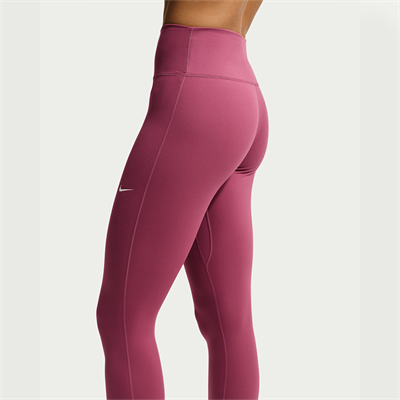 Nike One Yüksek Belli Bilek Üstü Kadın Taytı - Pink Smoke
