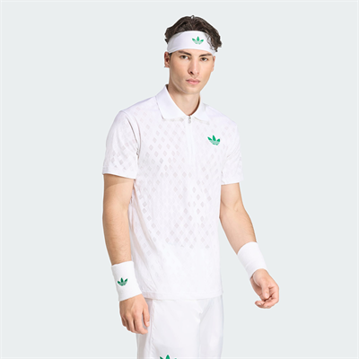 adidas Tennis Pro Climacool+ FreeLift Erkek Polo Tişört - Beyaz