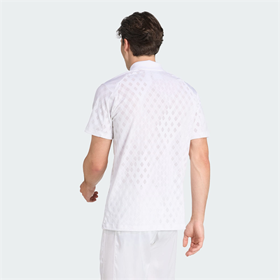 adidas Tennis Pro Climacool+ FreeLift Erkek Polo Tişört - Beyaz