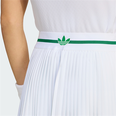 adidas Tennis Pro Climacool Pilili Etek - Beyaz