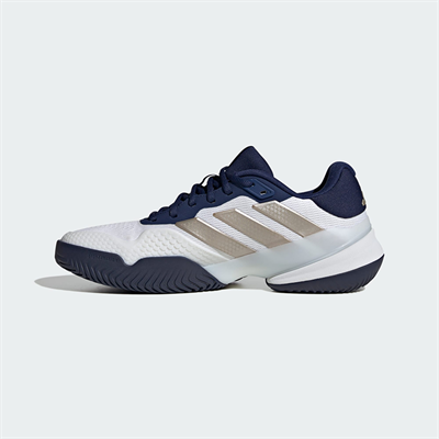 adidas Barricade 14 Erkek Tenis Ayakkabısı - Beyaz/Koyu Mavi
