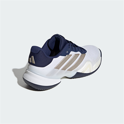 adidas Barricade 14 Erkek Tenis Ayakkabısı - Beyaz/Koyu Mavi