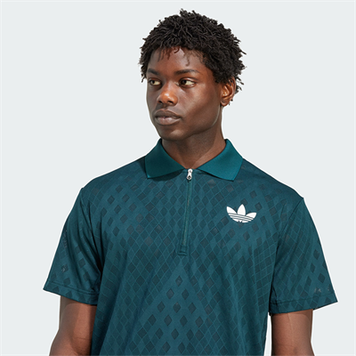 adidas Tennis Pro Climacool+ FreeLift Erkek Polo Tişört - Yeşil