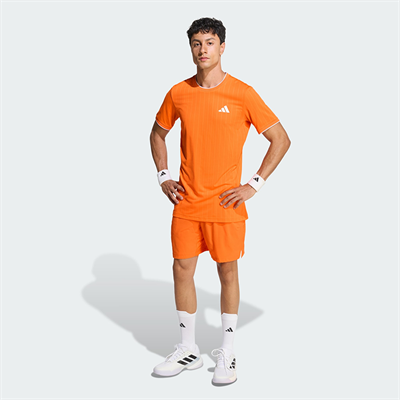 adidas Tennis Climacool+ Freelift Pro Erkek Tişört - Turuncu