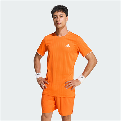 adidasadidas Tennis Climacool+ Freelift Pro Erkek Tişört - Turuncu