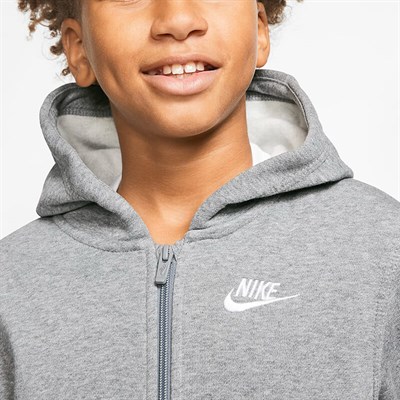 Nike Sportswear Tam Boy Fermuarlı Erkek Çocuk Kapüşonlu Üst