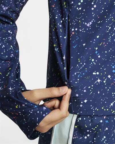 Nike Pro Warm Kız Çocuk Yarım Fermuarlı Sweatshirt