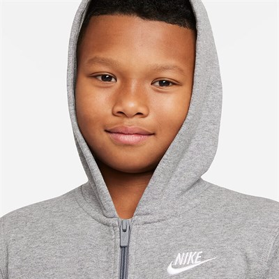 Nike Sportswear Fransız Havlu Kumaş Erkek Çocuk Kapüşonlu Üst