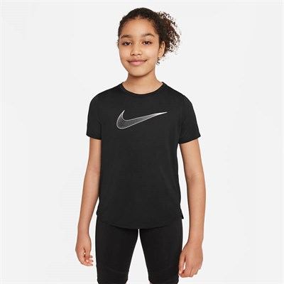 Nike Dri-FIT One Kısa Kollu Kız Çocuk Antrenman Tişörtü