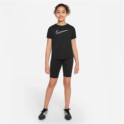 Nike Dri-FIT One Kısa Kollu Kız Çocuk Antrenman Tişörtü