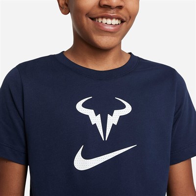 Nike Dri-Fit Rafa Erkek Çocuk Tenis Tişörtü