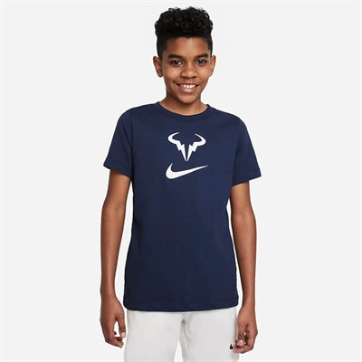 Nike Dri-Fit Rafa Erkek Çocuk Tenis Tişörtü