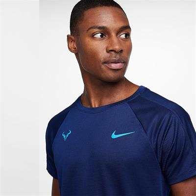 Nike Dri-FIT Rafa Challenger Kısa Kollu Erkek Tenis Üstü
