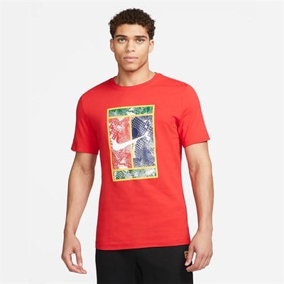 Nike Court Graphic Logo Erkek Tenis Tişörtü