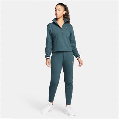 NikeCourt Dri-FIT Heritage Fransız Havlu Kumaşı Kadın Tenis Eşofman Altı