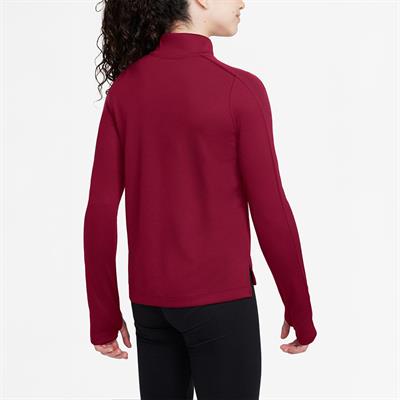 Nike Dri-FIT Uzun Kollu Yarım Fermuarlı Kız Çocuk Antrenman Üstü