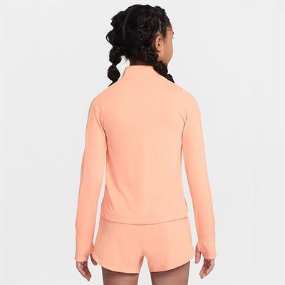 Nike Dri-FIT Uzun Kollu Yarım Fermuarlı Kız Çocuk Antrenman Üstü
