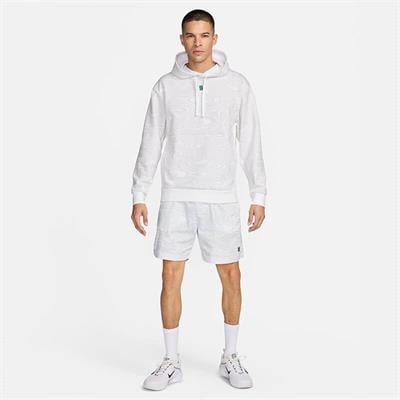 NikeCourt Heritage Dri-FIT Fleece Erkek Kapüşonlu Tenis Üstü