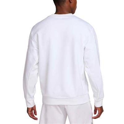 NikeCourt Heritage Dri-FIT Fleece Erkek Crew Tenis Üstü