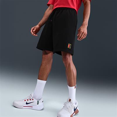 NikeCourt Heritage Dri-FIT Fleece Erkek Tenis Şortu