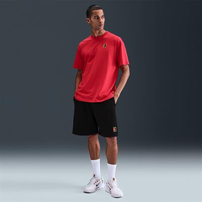 NikeCourt Heritage Dri-FIT Fleece Erkek Tenis Şortu