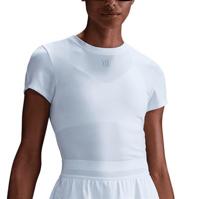 NikeCourt Advantage Dri-FIT Kısa Kollu Kadın Tenis Üstü