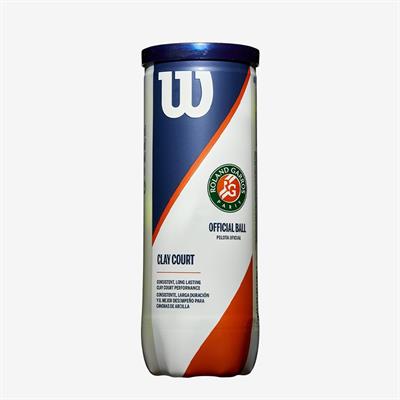 Wilson Roland Garros 3lü Toprak Kort Tenis Topu