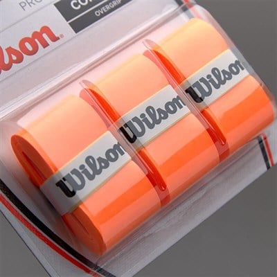 Wilson Pro Overgrip Comfort 3lü Turuncu
