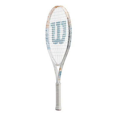 Wilson x Roland-Garros Junior Elite 23 Tenis Raketi - White and Navy