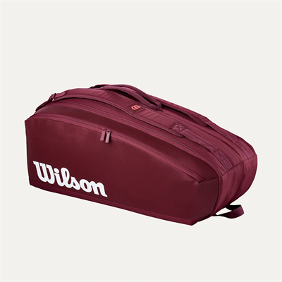 WilsonWilson Defyer V1 9'lu Tenis Raket Çantası – Kırmızı