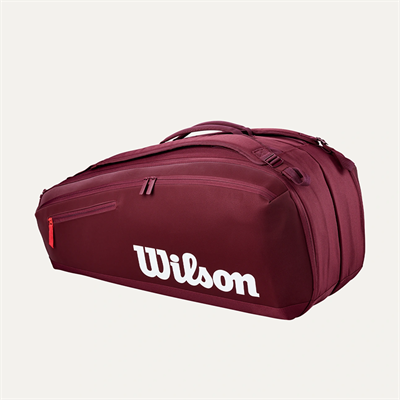 Wilson Defyer V1 9lu Tenis Raket Çantası – Kırmızı