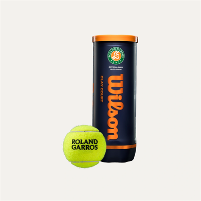 WilsonWilson Roland Garros Clay Court 3'lü Tenis Topu (Toprak Kort)