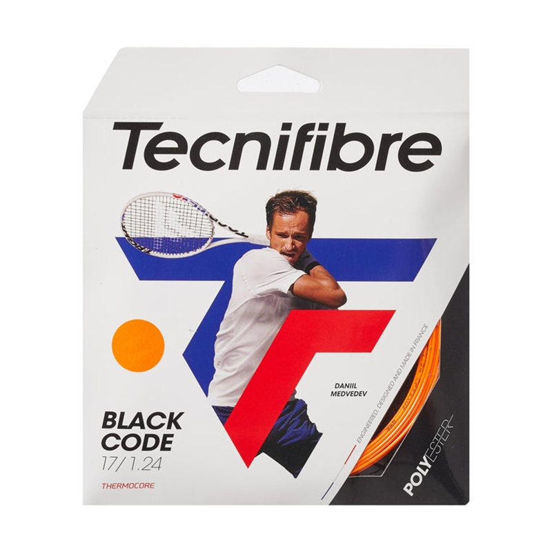 TecnifibreTecnifibre Black Code 1.24mm Tekli Kordaj Set (12m) - Fire