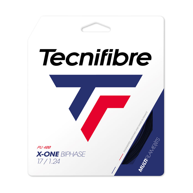 TecnifibreTecnifibre X-One Biphase 1.24mm Tekli Kordaj Set (12m) - Siyah