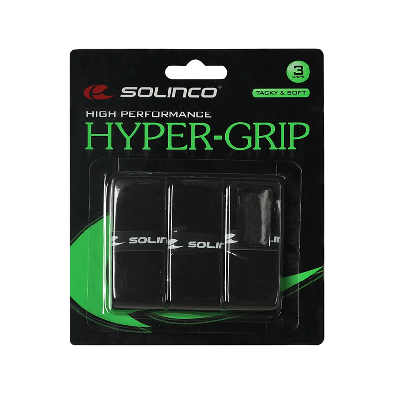 SolincoSolinco Hyper-Grip 3'lü Overgrip (Black)