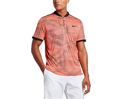 Nike Court Advantage Turuncu | Erkek Polo Üst