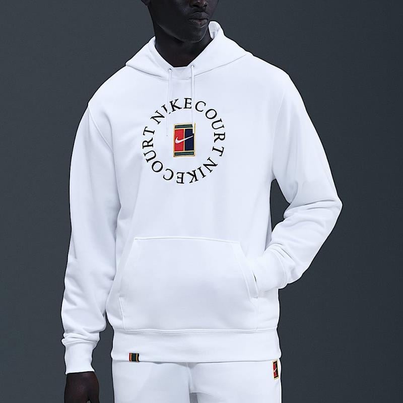 NikeNikeCourt Heritage Dri-FIT French Terry Erkek Tenis Hoodie